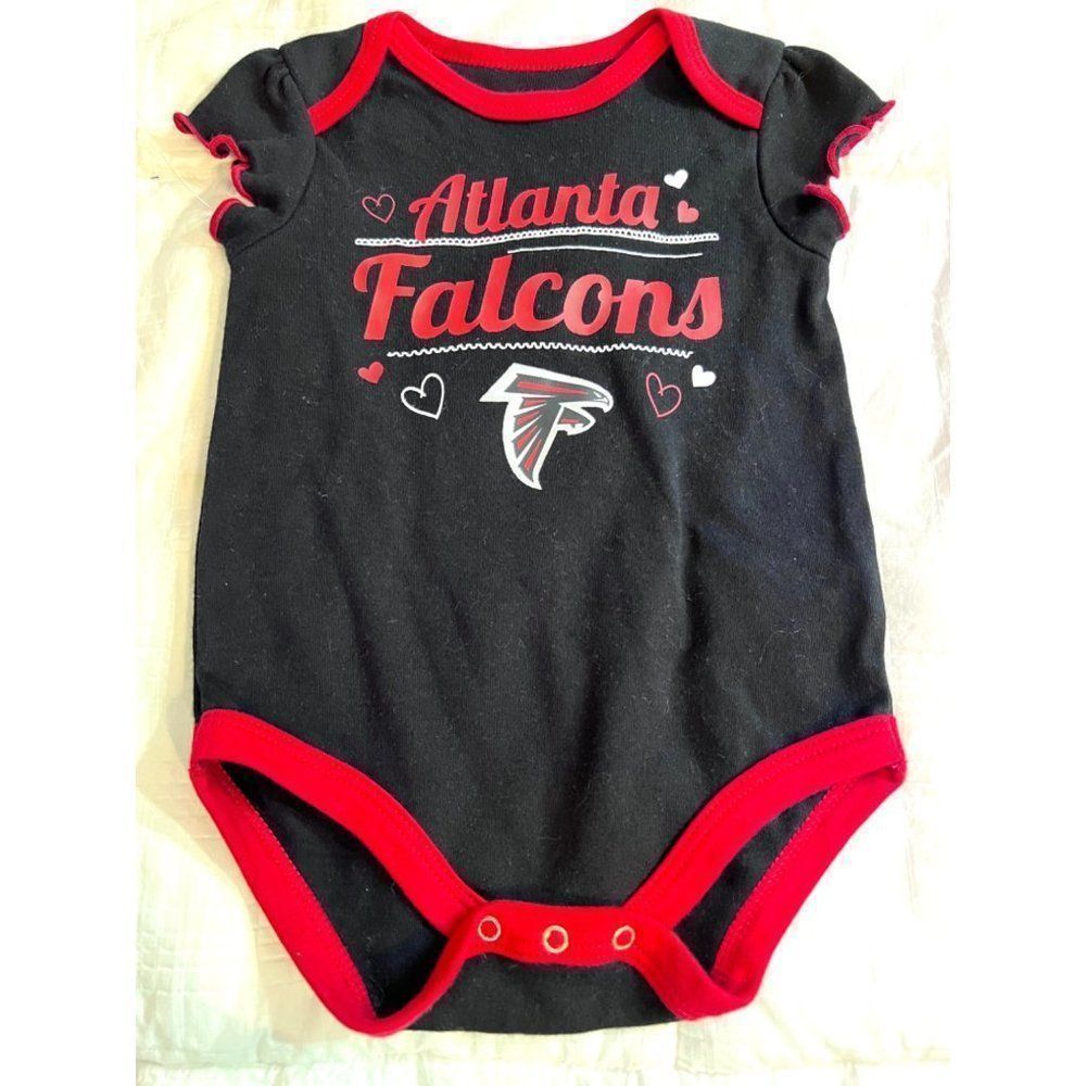 Atlanta Falcons 3/6 mth Girls Baby One Piece